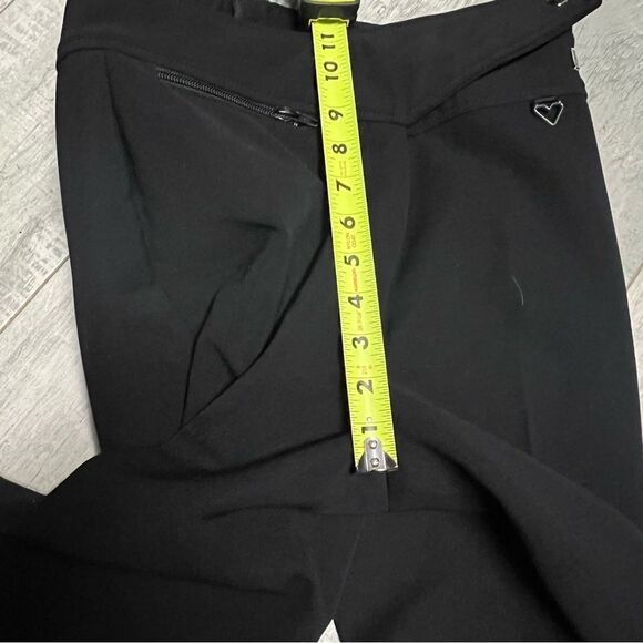 Vintage Obermeyer Black Fitted Stirrup Ski Snow Pant 8 R M - Picture 14 of 15